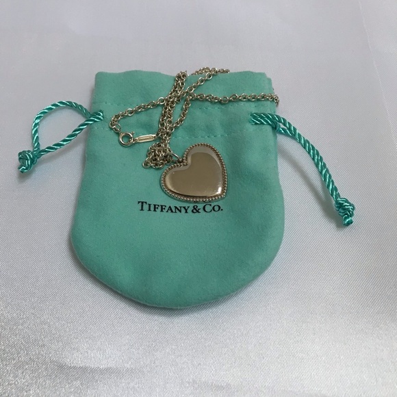 Tiffany & Co. Beaded Heart Necklace - Picture 1 of 2